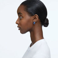 Swarovski Jewels Millenia Octagon Cut Blue Crystal Stud Earrings