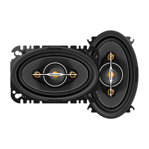 Pioneer 4x6 4-Way Full Range Speakers (Shallow Mount) - 210 Watts Max / 30 RMS (Pair)