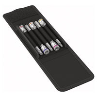 Wera Zyklop 1/4" Drive Long Metric Hex-plus Bit Set (5 Piece Set)