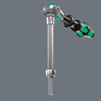 Wera Zyklop 1/4" Drive Long Metric Hex-plus Bit Set (5 Piece Set)