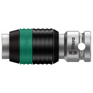 Wera Zyklop Bit Adapter 1/4″ Square To 1/4" Hex With Quick-release Chuck (length 1-1/2" (37mm))