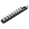 Wera Metric Hex-plus Bit Socket Set With Holding Function 3/8" Drive On Belt (8 Pieces)