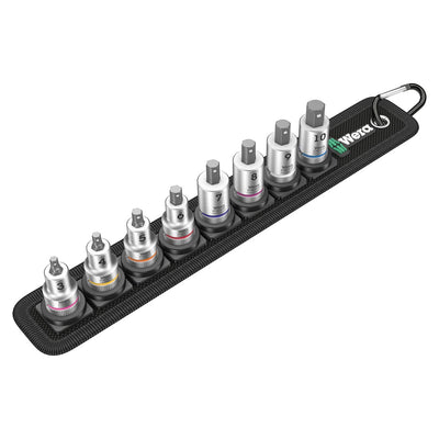 Wera Metric Hex-plus Bit Socket Set With Holding Function 3/8