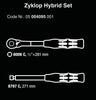 Wera 1/2” Drive Hybrid Switch Ratchet With Extension