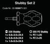 Wera Stubby Set 5pc Pozidriv Slotted