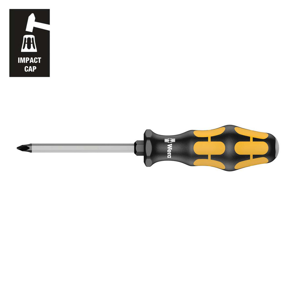 Wera Chiseldriver Screwdriver: Pozidriv Pz #1 X 80mm