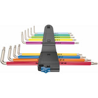 Wera Multicolor Torx® L-key Wrench Set With Holding Function (9-piece Set)