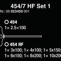 Wera T-handle Metric Hex-plus Driver Set With Rack (7-piece Set)
