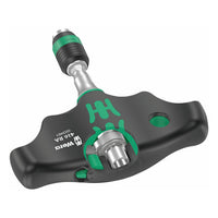 Wera Ratcheting T-handle Bitholding Screwdriver With  Rapidaptor Quick-release Chuck
