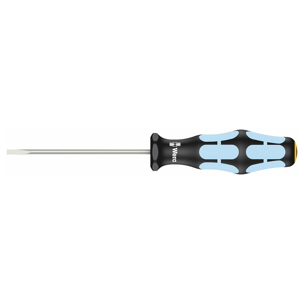 Wera Stainless Steel Screwdriver: Slotted 3mm X 80mm (without Lasertip)