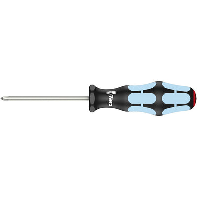 Wera Screwdriver: Phillips Ph1 X 80mm - Stainless Steel (with Lasertip)