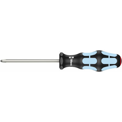 Wera Screwdriver: Phillips Ph2 X 100mm - Stainless Steel With Lasertip