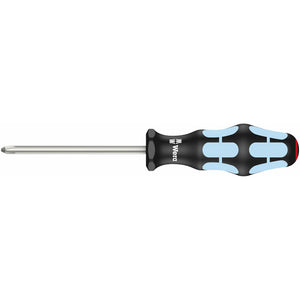 Wera Screwdriver: Phillips Ph2 X 100mm - Stainless Steel With Lasertip