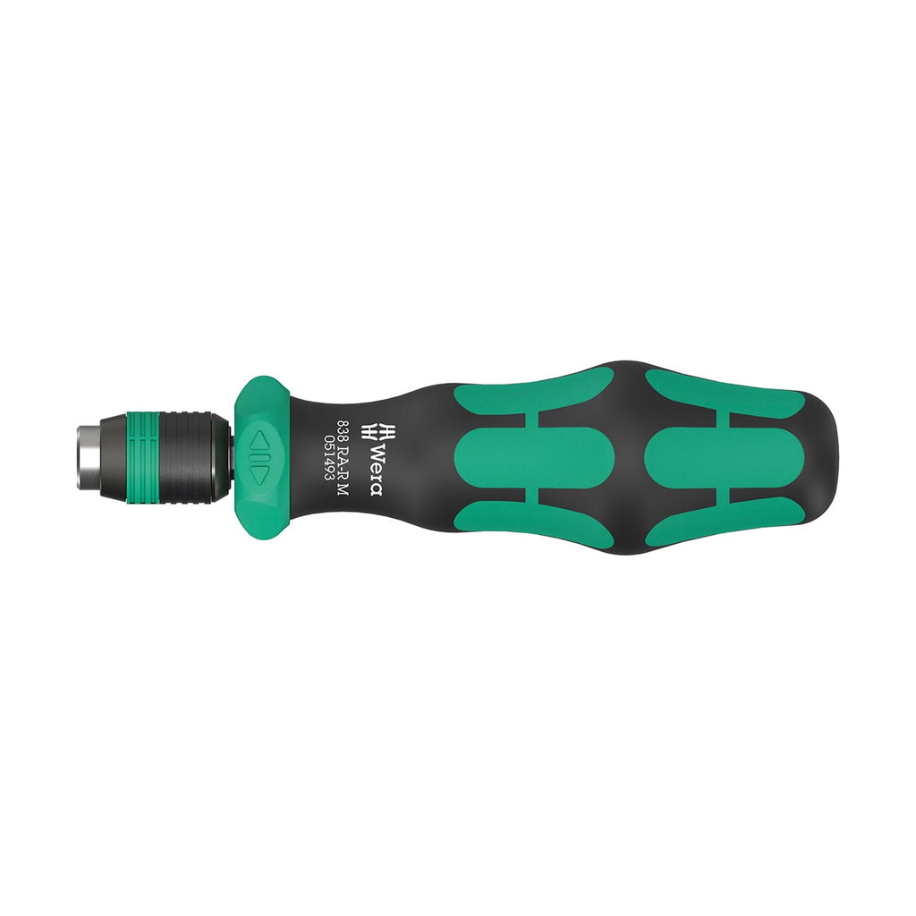 Wera Magnetic Bit-holding Ratcheting Screwdriver Handle With Quick Release Chuck