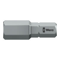 Wera 8mm Hex-plus Bit - 1/4" Drive