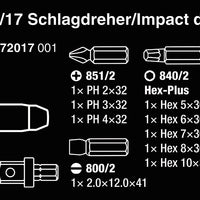 Wera Impact Driver Set (17 Piece Set)