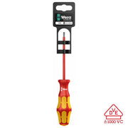 Wera Screwdriver: Vde Insulated Slotted 0.8x4x100 Mm (on Hang-tag)