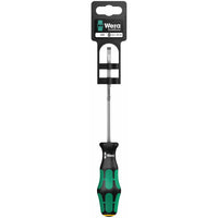 Wera Screwdriver: Slotted 5.5mm X 125mm Lasertip (on Hang-tag)