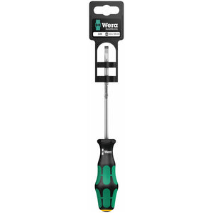 Wera Screwdriver: Slotted 5.5mm X 125mm Lasertip (on Hang-tag)