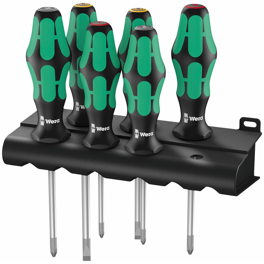 Wera Screwdriver Set With Lasertip And Rack (6 Piece Set)