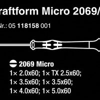 Wera Metric Precision Micro Nutdriver Set And Rack (6-piece)