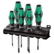Wera Torx Bo Safety Screwdriver Set And Rack With Bore Hole (6 Piece Set)