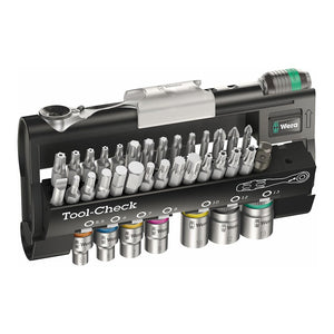 Wera Tool Check 1 - Metric 1/4″ Socket/bit Driver Set (38-piece Set)