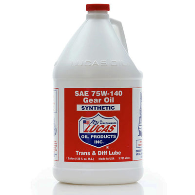 Lucas Oil Synthetic Sae 75w-140 Transmission/differential Lube - 1 Gallon