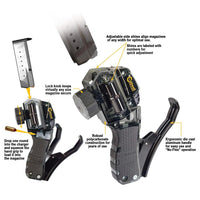 Caldwell Mag Charger Universal Pistol Loader With Adjustable Magazine Setting And Multi-caliber Oper