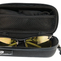 M&p Harrier Shooting Glasses Interchangeable Lens Smoke Mirrored Clear Vermillion Amber