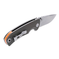 Sog Tellus Atk Flipper Knife 3.23" Cryo 440c Stonewashed Clip Point Blade Od Green Grn