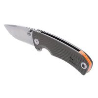 Sog Tellus Atk Flipper Knife 3.23" Cryo 440c Stonewashed Clip Point Blade Od Green Grn