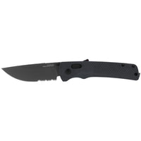 Sog Flash At Partially Serrated 3.45" Folding Pocket Knife (urban Grey)