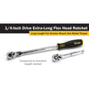 Titan 1/4" Drive X 12" Extra-long Flex Head Ratchet