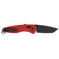 Sog Aegis At Tanto 3.13" Folding Pocket Knife (rescue Red & Indigo)