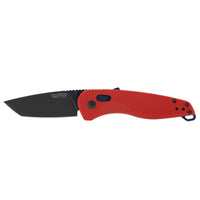 Sog Aegis At Tanto 3.13" Folding Pocket Knife (rescue Red & Indigo)