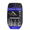 G5 Outdoors Montec Pre-season Steel Fixed Broadhead - 85 Grain (3-pack)