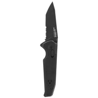 Sog Vision Xr Partially Serrated 3.36" Folding Pocket Knife (black)