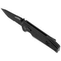 Sog Vision Xr Partially Serrated 3.36" Folding Pocket Knife (black)