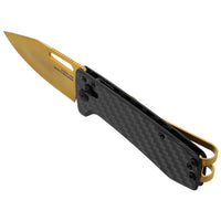 Sog Ultra Xr 2.8" Folding Pocket Knife (carbon & Gold)
