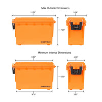 Sheffield Field Box- Safety Orange (made In U.s.a.)