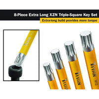 Titan Extra-long Triple-square Key Set (8 Piece Set)