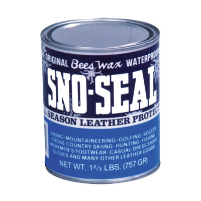 Atsko Sno-seal Original Beeswax Waterproofing Seasonal Leather Protection (1 Quart Can)