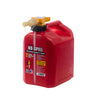 No-spill 2.5-gallon Gas Can Red With Viewstripe Stripe