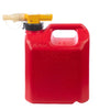 No-spill 2.5-gallon Gas Can Red With Viewstripe Stripe