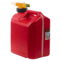 No-spill 2.5-gallon Gas Can Red With Viewstripe Stripe