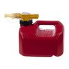 No-spill 1.25-gallon Gas Can Red With Viewstripe Stripe