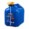 No-spill 5-gallon Kerosene Can Blue With Viewstripe Stripe