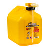 No-spill 5-gallon Diesel Can Yellow With Viewstripe Stripe