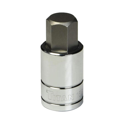 Titan 17mm Hex Bit Socket With 1/2